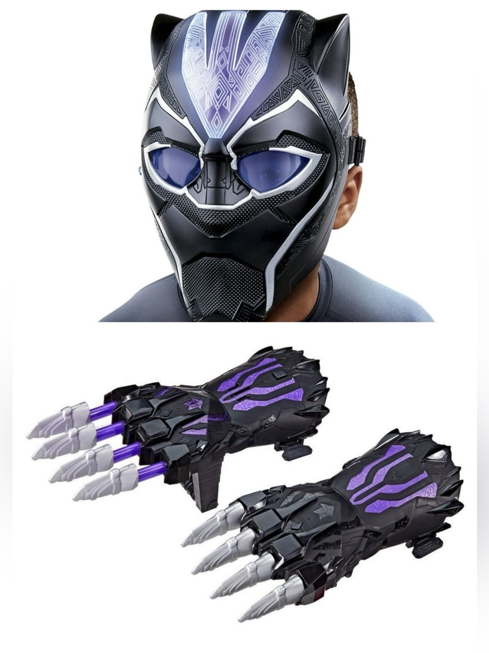 Marvel Studios Black Panther Legacy Collection Vibranium Power FX Mask & Claws